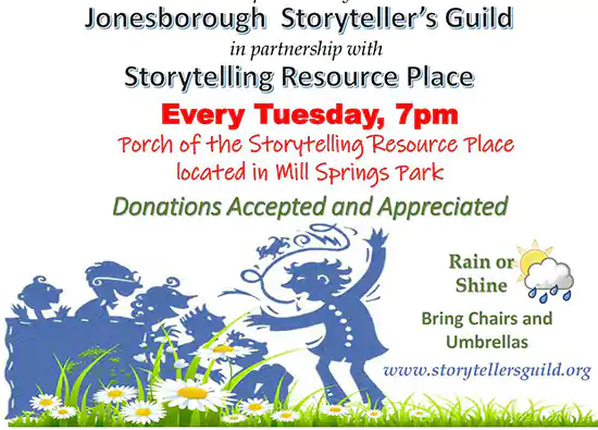 The Jonesborough Storytellers Guild poster