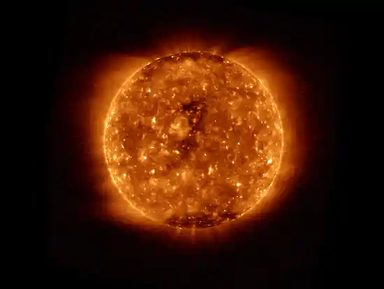Solar minimum - the period when the sun is least active - as seen by the Solar Ultraviolet Imager